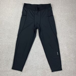 ASRV Sportwear DSG 0267 SilverPlus Side Pocket Legging Black Size Medium